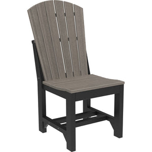 Adirondack Side Chair Side Chair Coastal Gray & Black / Dining Height