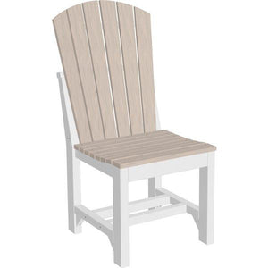 Adirondack Side Chair Side Chair Dining Height / Birch & White