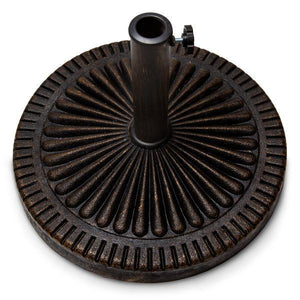 All Things Cedar Resin Coated Iron Umbrella Stand Umbrella Stand