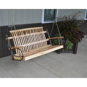Amish Hickory Porch Swing Porch Swing
