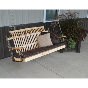 Amish Hickory Porch Swing Porch Swing