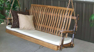 Amish Hickory Porch Swing Porch Swing