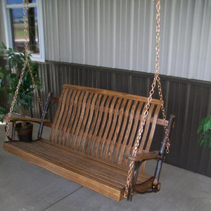 Amish Hickory Porch Swing Porch Swing