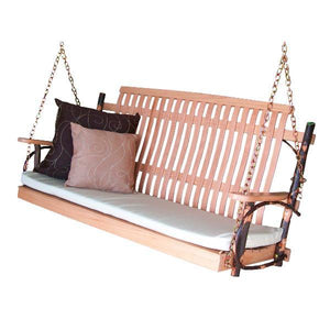 Amish Hickory Porch Swing Porch Swing