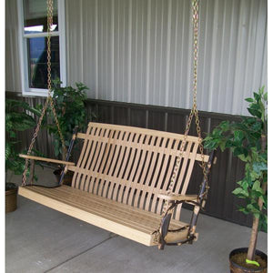 Amish Hickory Porch Swing Porch Swing