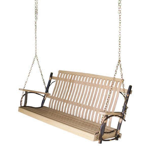Amish Hickory Porch Swing Porch Swing