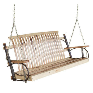 Amish Hickory Porch Swing Porch Swing