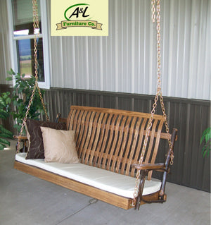 Amish Hickory Porch Swing Porch Swing