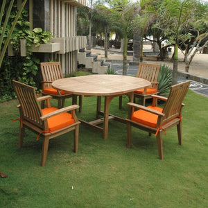 Anderson Teak Bahama Brianna 5-Pieces Extension Dining Set Dining Set