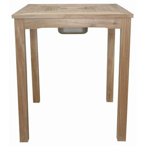 Anderson Teak Chatsworth Ice Chiller Bar Table bar table