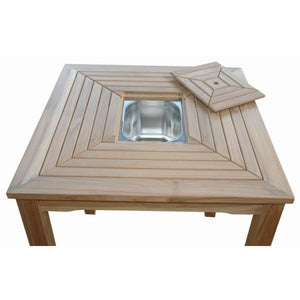 Anderson Teak Chatsworth Ice Chiller Bar Table bar table