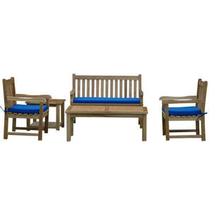 Anderson Teak Classic 2-Seater 5-Pieces Conversation Set Seating Set
