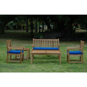 Anderson Teak Classic 2-Seater 5-Pieces Conversation Set Seating Set