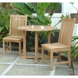 Anderson Teak Decanso Chicago 3-Pieces Bistro Set Dining Set