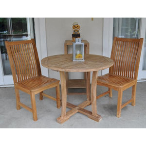 Anderson Teak Decanso Chicago 3-Pieces Bistro Set Dining Set