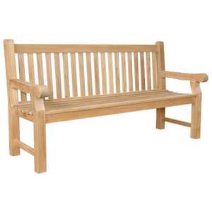 Anderson Teak Devonshire Extra Thick Bench Garden Benches No Cushion / 3 Seater