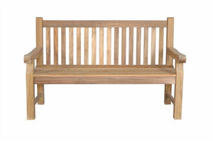Anderson Teak Devonshire Extra Thick Bench Garden Benches No Cushion / 3 Seater