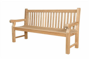 Anderson Teak Devonshire Extra Thick Bench Garden Benches No Cushion / 3 Seater