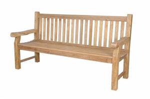 Anderson Teak Devonshire Extra Thick Bench Garden Benches No Cushion / 3 Seater