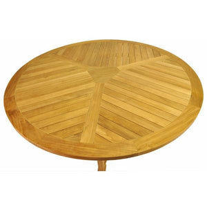Anderson Teak Mission 51" Round Table Outdoor Tables