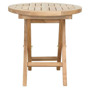Anderson Teak Montage 20" Round Folding Table Side Table