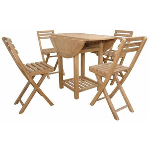 Anderson Teak Seacrest 5-Pieces Counter Table Set Bar Set