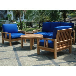 Anderson Teak SouthBay Deep Seating 5-Pieces Conversation Set C Seating Set