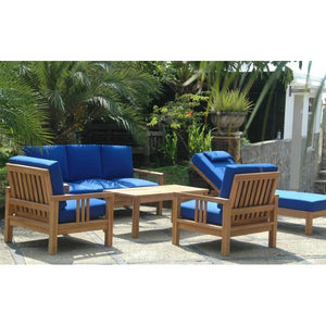 Anderson Teak SouthBay Deep Seating 6-Pieces Conversation Set B Seating Set