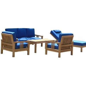 Anderson Teak SouthBay Deep Seating 6-Pieces Conversation Set B Seating Set