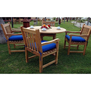 Anderson Teak Tosca Classic Armchair 5-Pieces Dining Set Dining Set