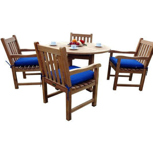 Anderson Teak Tosca Classic Armchair 5-Pieces Dining Set Dining Set