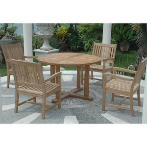 Anderson Teak Tosca Rialto Armchair 5-Pieces Dining Set Dining Set