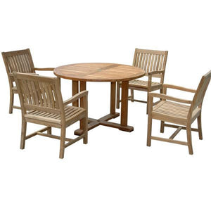 Anderson Teak Tosca Rialto Armchair 5-Pieces Dining Set Dining Set