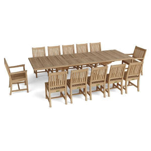 Anderson Teak Valencia Rialto 13-Pieces Dining Set Dining Set