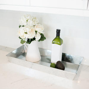 Antiqued Galvanized Steel Trays Trays