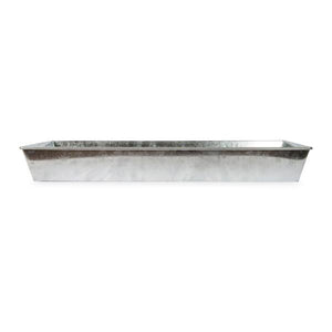 Antiqued Galvanized Steel Trays Trays