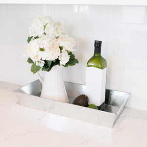 Antiqued Galvanized Steel Trays Trays