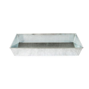 Antiqued Galvanized Steel Trays Trays
