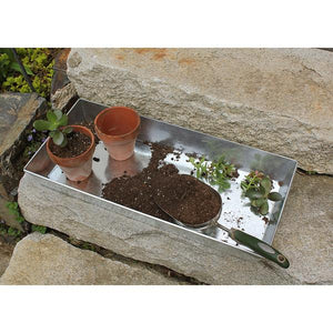 Antiqued Galvanized Steel Trays Trays