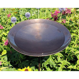 Burnt Copper Birdbath Birdbath