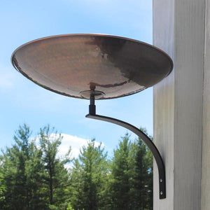 Burnt Copper Birdbath Birdbath