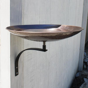 Burnt Copper Birdbath Copper Birdbath