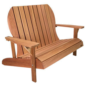 Cedar Adirondack Loveseat Bench Garden Bench