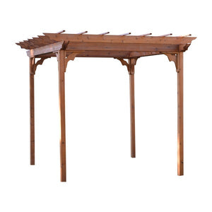 Cedar Pergola Swing Bed Stand - The Charming Bench Company