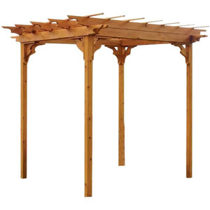 Cedar Pergola Swing Bed Stand - The Charming Bench Company