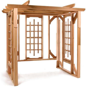 Cedar Pergola Swing Set Porch Swing