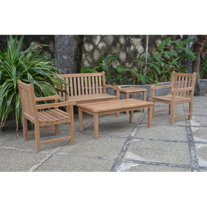 Classic 2-Seater 5-Pieces Conversation Set Conversation Set