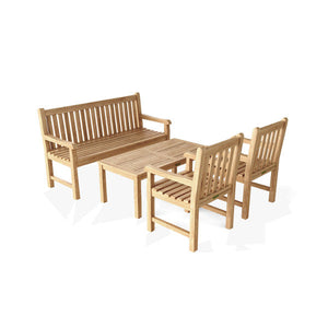 Classic 3-Seater 4-Pieces Conversation Set Conversation Set