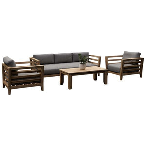 Cordoba 4-Pieces Deep Seating Set - The Charming Bench Company