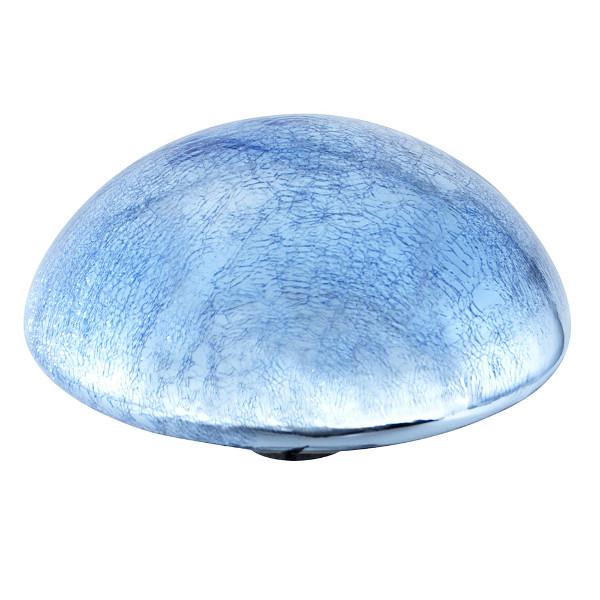 Crackle Glass Toadstool Blue Lapis